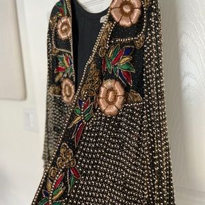 GORGEOUS BEADED VINTAGE TUNIC